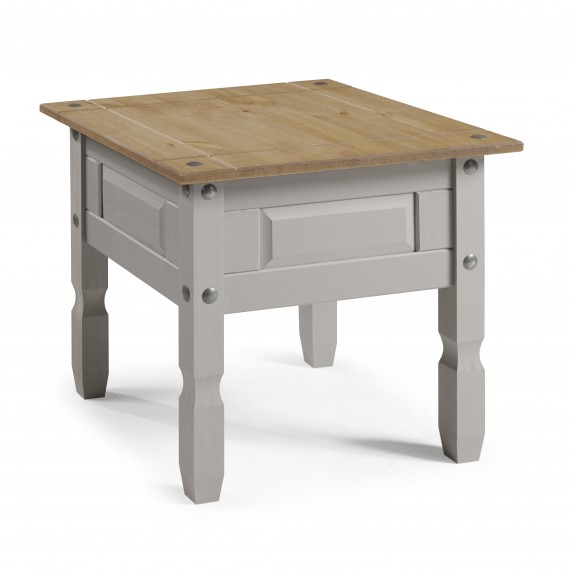 Corona Grey Wax Lamp Table