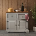 Corona Grey Wax 2 Door Dresser