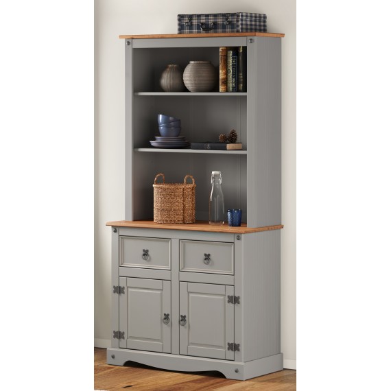 Corona Grey Wax 2 Door Dresser