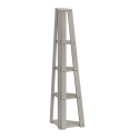 Corona Grey Wax Corner Ladder Bookcase