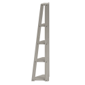 Corona Grey Wax Corner Ladder Bookcase
