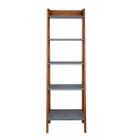 Corona Grey Wax Ladder Bookcase Corona Grey Wax Ladder Bookcase