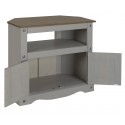 Corona Grey Wax Corner TV Unit