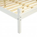 Corona White 4’6” Low End Bed Frame