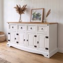Corona White 4 Door Sideboard Corona White 4 Door Sideboard