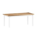 Corona White 6'0" Dining Table & 6 Chairs