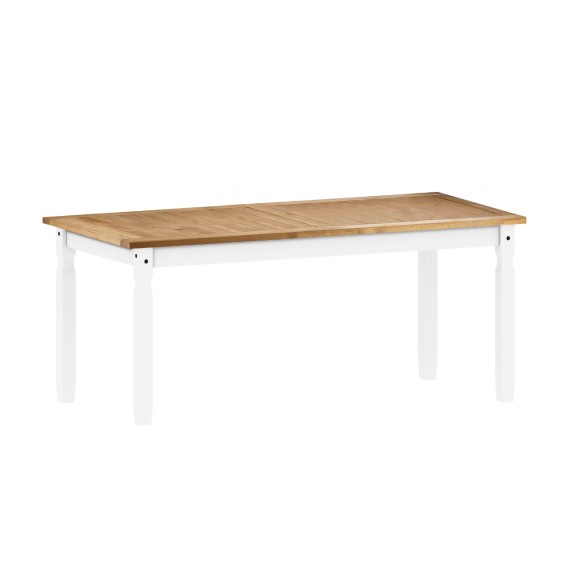 Corona White 6'0" Dining Table