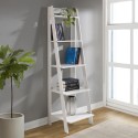 Corona White Ladder Bookcase