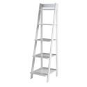 Corona White Ladder Bookcase