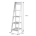 Corona White Ladder Bookcase