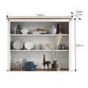 Corona White Large Dresser Top