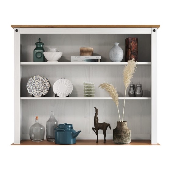 Corona White Large Dresser Top