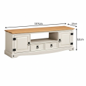 Corona White Large Widescreen TV Unit