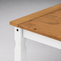 Corona White Small Extending Dining Table & 4 Chairs Corona White Small Extending Dining Table & 4 Chairs