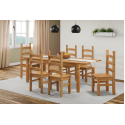 Corona Large Extending Dining Table & 6 Chairs Corona Large Extending Dining Table & 6 Chairs