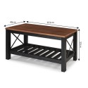 Cottage Black Bench