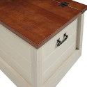 Cottage White Blanket Box