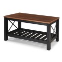 Cottage Black Bench