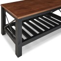 Cottage Black Bench