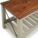 Cottage White Bench