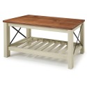 Cottage White Bench