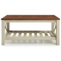 Cottage White Bench