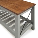 Cottage Grey Bench