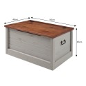 Cottage Grey Blanket Box
