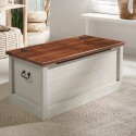 Cottage White Blanket Box