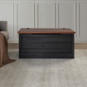 Cottage Black Blanket Box