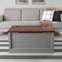 Cottage Grey Blanket Box