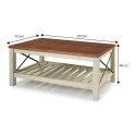 Cottage White Coffee Table