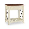 Cottage White 1 Drawer Console Table
