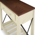 Cottage White 1 Drawer Console Table