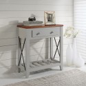 Cottage Grey 1 Drawer Console Table