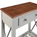 Cottage Grey 1 Drawer Console Table