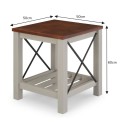 Cottage Grey Lamp Table