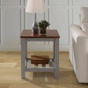 Cottage Grey Lamp Table