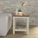 Cottage White Lamp Table
