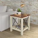 Cottage White Lamp Table