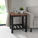 Cottage Black Lamp Table