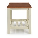 Cottage White Lamp Table