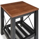 Cottage Black Lamp Table