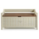 Cottage White Storage Bench