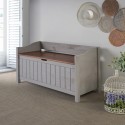 Cottage Grey Storage Bench