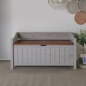 Cottage Grey Storage Bench
