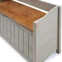 Cottage Grey Storage Bench