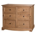 Corona 6 Drawer Chest