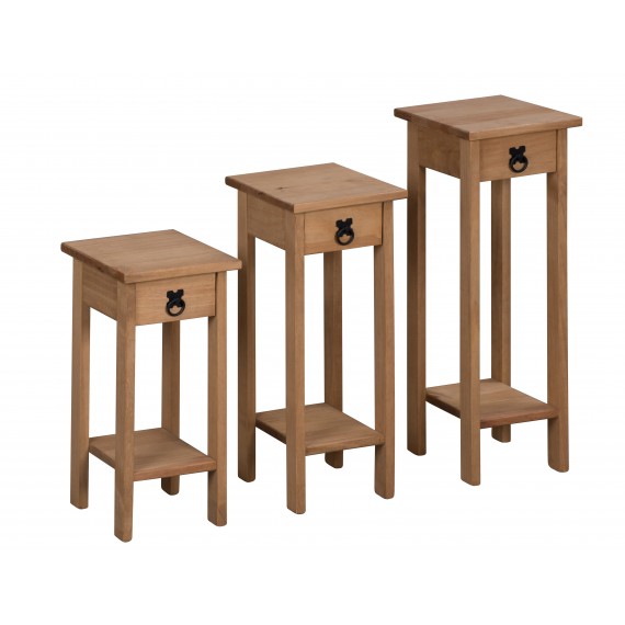 Corona Set of 3 Plant Stands