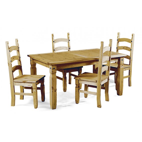 Corona Small Extending Dining Table & 4 Chairs
